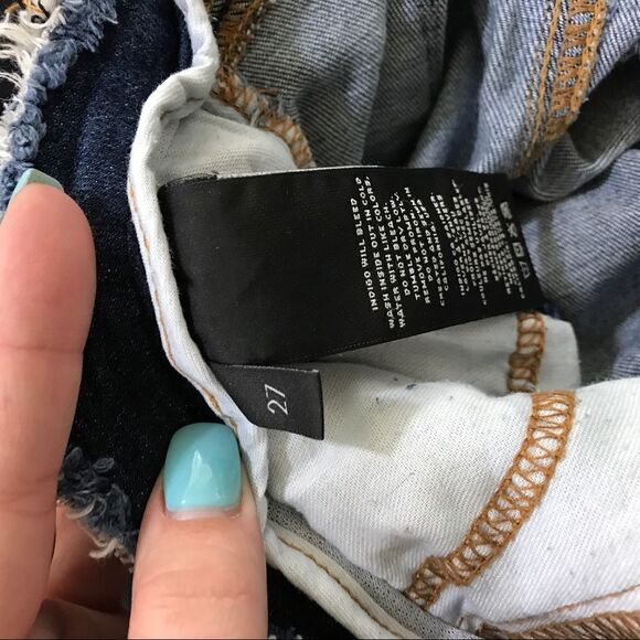 J Brand Stigma Distressed Crop Raw Hem Jeans 27 - Picture 8 of 8